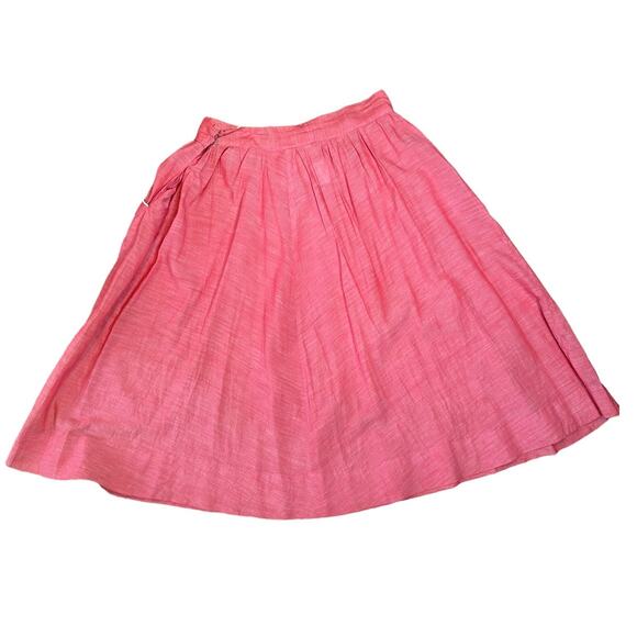 Vintage Handmade A-Line Skirt ~10/12 Embroidered Cottagecore Lagenlook Prairie - Picture 2 of 5